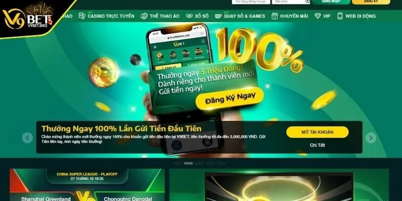 Review trang cá độ bóng đá V9BET từ người chơi